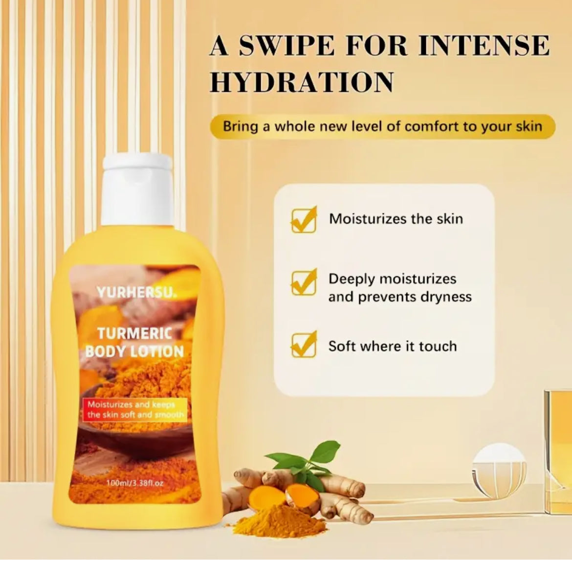 Turmeric body and hand lotion