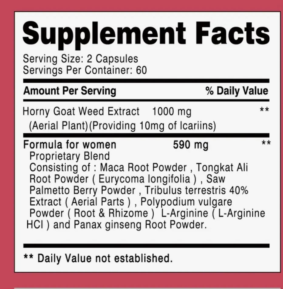 Formula for Women. Energy booster