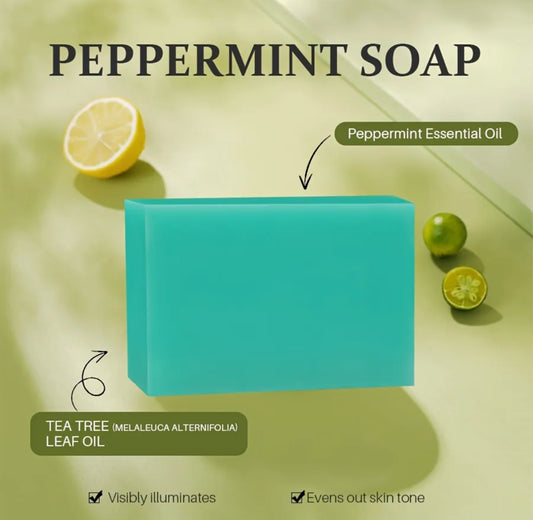 Peppermint handmade soap