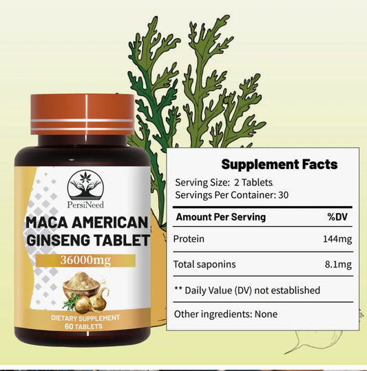 Maca with Ginseng capsules