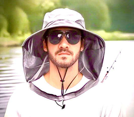 Gnat hat with screen